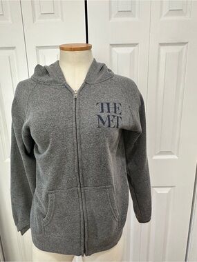 The Met Gray Zip-Up Hoodie
